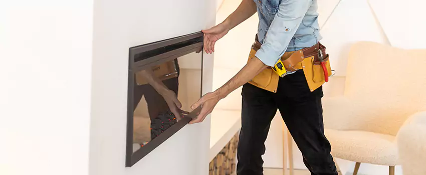 Metal Fireplace Installation in Westlake, Ohio