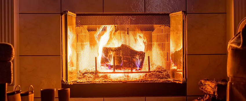 Mendota Hearth Landscape Fireplace Installation in Westlake, Ohio