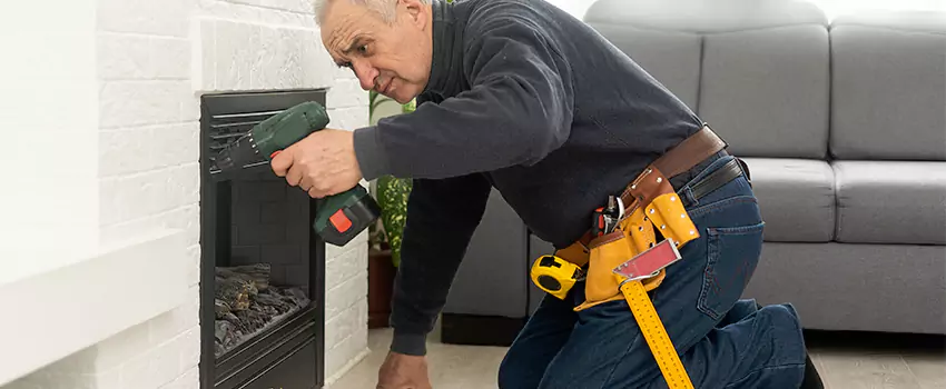 New Indoor Fireplace Installation in Westlake, Ohio