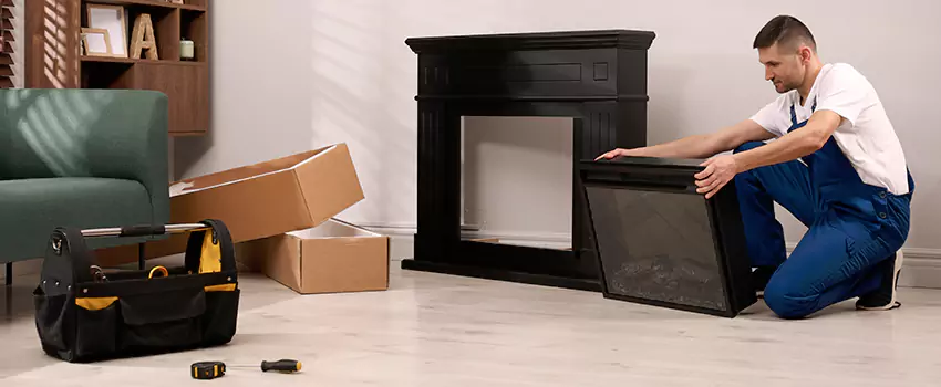 Old Rusted Metal Fireplace Repair And Replacement in Westlake, OH
